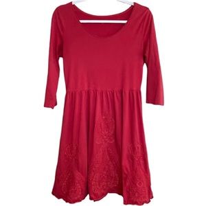 Garnet Hill embroidered dress